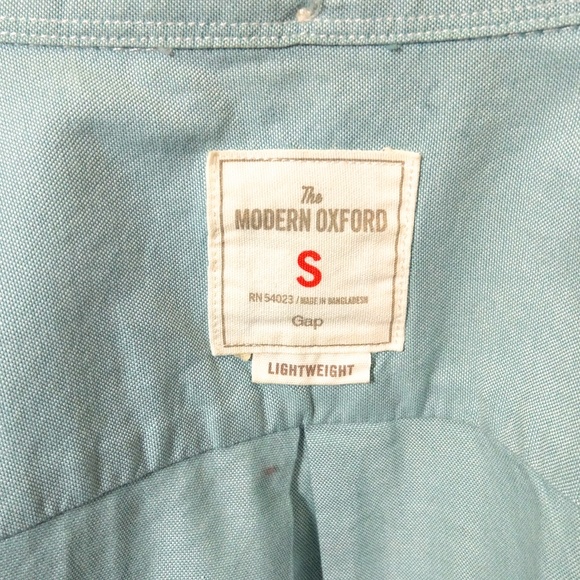 Men's GAP Modern Oxford "Lightweight" Shirt Cotton - Picture 4 of 4